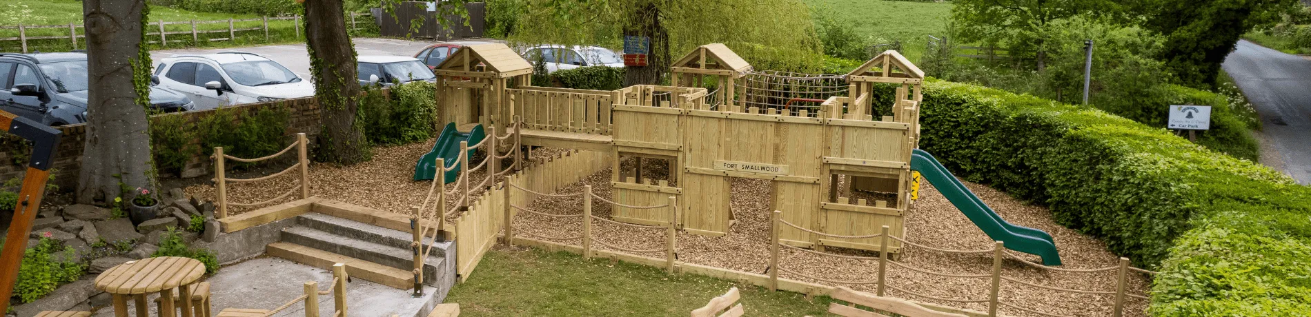 Pub garden playground